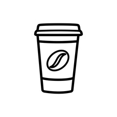 coffee cup icon vector design template
