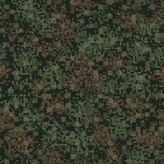 Camouflage pattern background. Classic clothing style masking camo repeat print