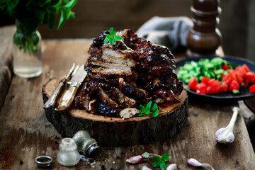 Carne Asada..style rustic.selective focus