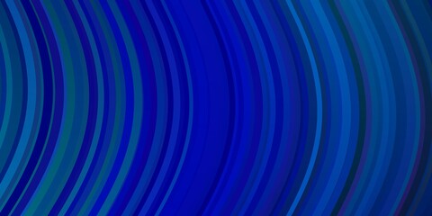 Light Blue, Red vector background with curves. Bright sample with colorful bent lines, shapes. Pattern for busines booklets, leaflets