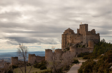castle on a mountain
