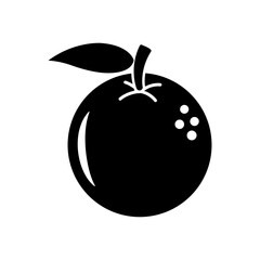 orange - fruit icon vector design template