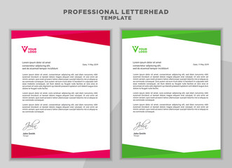 Creative Business Letterhead Design Template for your Business.