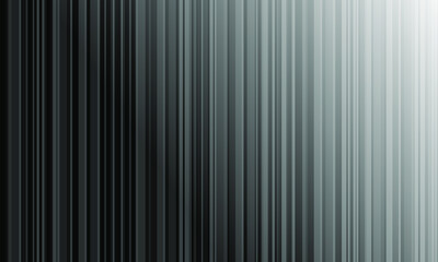 Dark monochrome abstract geometric background with vertical stripes and a gradient. Design for business and advertising. Vector stock illustration.