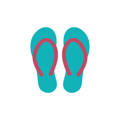 sandals icon vector design template