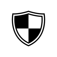 shield - security icon vector design template