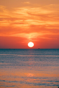 sunset background in Phuket Thailand