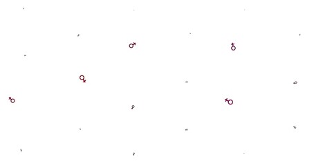 Light Purple vector template with businesswoman signs.