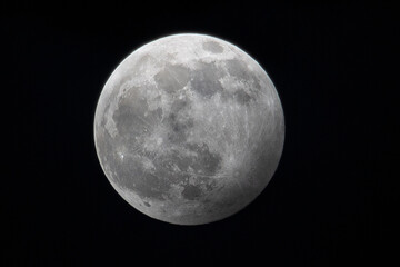 Moon Lunar eclipse in the shadow
