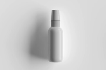 Bottle cosmetic mock up - 3d rendering