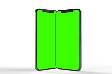Mock up of smartphone - 3d rendering