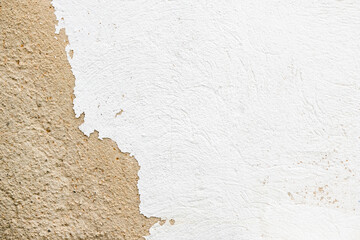 Old wall background. Weathered white wall texture, vintage effect