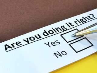 One person is answering question about his action.