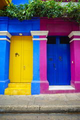 cartagena colombia colorful facades