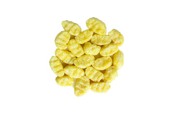 gnocchi Menu concept serving size. food background top view copy space for text