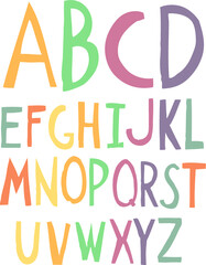 hand drawn typography design vector
