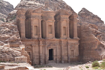 Le Monast&egrave;re Site arch&eacute;ologique Petra Jordanie 