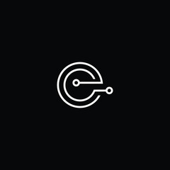  Professional Innovative Technology Initial E logo and EE logo. Letter E EE Minimal elegant Monogram. Premium Business Artistic Alphabet symbol and sign