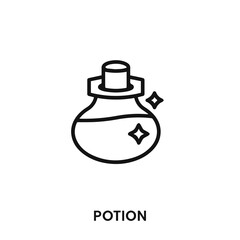 Obraz premium potion icon vector. potion sign symbol.
