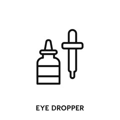 eye dropper icon vector. eye dropper sign symbol.