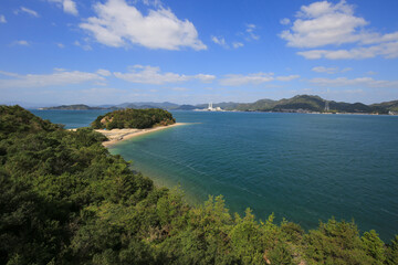 広島県竹原市　北部砲台跡周辺からの風景