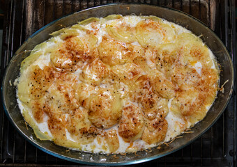 Kartoffel Gratin im Ofen