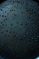 Water drop on black background. Water drop gradient on black texture.