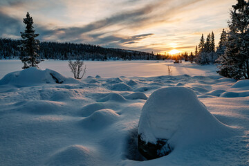 In the cold winter the sun is bright © SteinOve