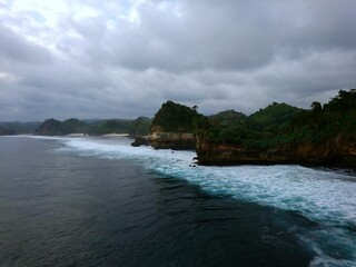 tropical island in the sea, Indonesia.
