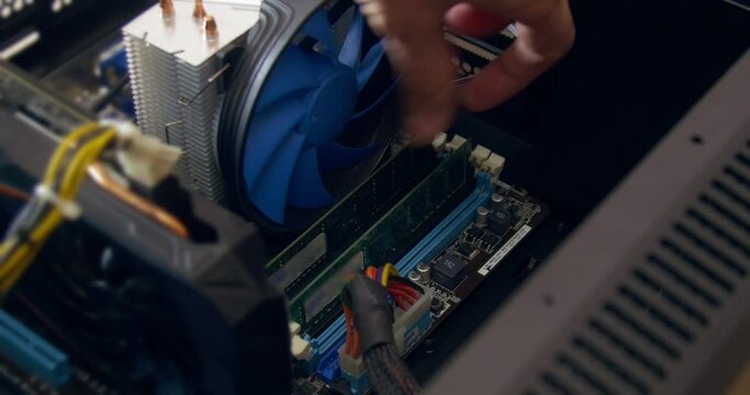 Removing ram stick from pc motherboard