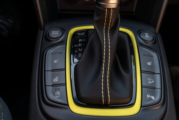 Gear stick from an automatic transmission in a car