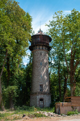 Obraz premium Medieval watch tower in strasbourg near the Castle of Pourtales