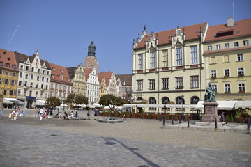Fototapeta na wymiar Wrocław, stolica Dolnego Śląska 