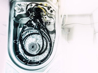 Cleaning and disinfection in gastrointestinal endoscopy with modern washers