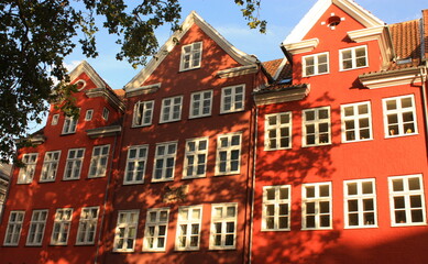 Fototapeta na wymiar Vieille Ville de Copenhague Danemark