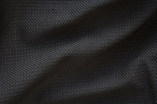 Detail of sportswear, texture of modern breathable fabric