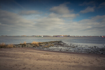 View over the Elbe River - Germany