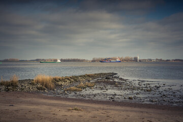 View over the Elbe River - Germany