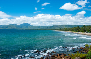Four mile beach at Port Douglas in Queensland, Australia