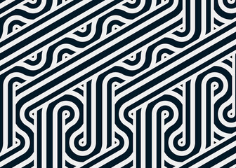 Colour Hexagon Tile Connection art background design illustration