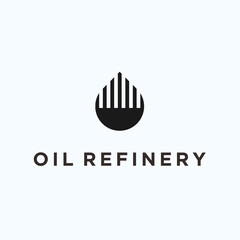 refinery logo. gas logo