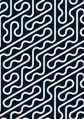 Colour Hexagon Tile Connection art background design illustration