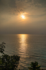 Sunset over tropical Perhentian Island, Malaysia