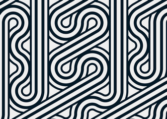 Colour Hexagon Tile Connection art background design illustration