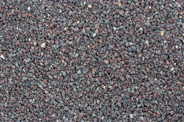 texture of gravel stones on ground background
