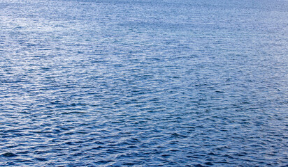 texture of blue sea water surface background