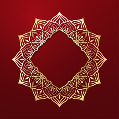 Luxury Background With Gold Frame