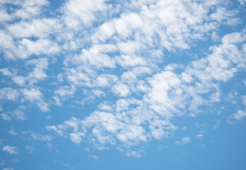 うろこ雲の青空