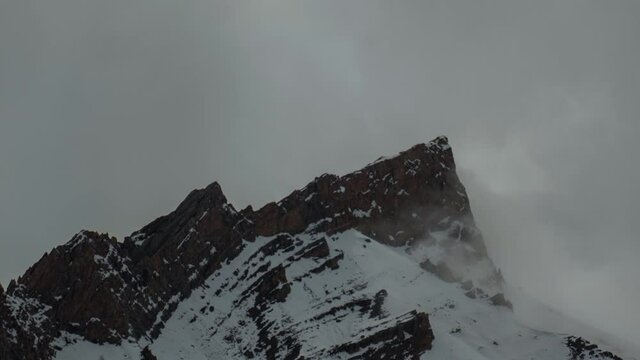 summit of a majestic mountain of the ladakh range