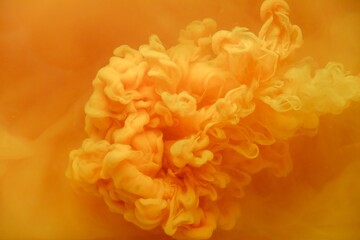 color water motion paint art, banner.